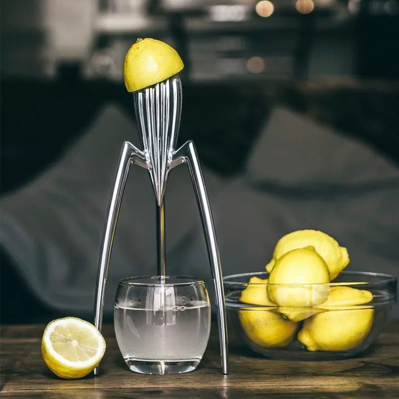 Citrus Juicer Bar - Octopus Modern Simple Silver Hand Move