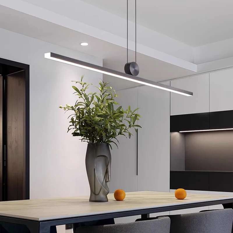 Home Bar Word - Black Led Long Pendant Lights Nordic