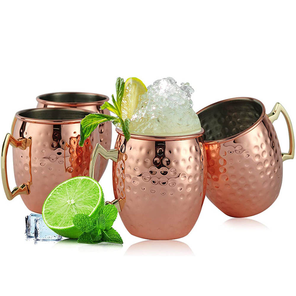 2pcs 100% Handmade 18oz Hammer - огляд і ціна Mule Copper Mug