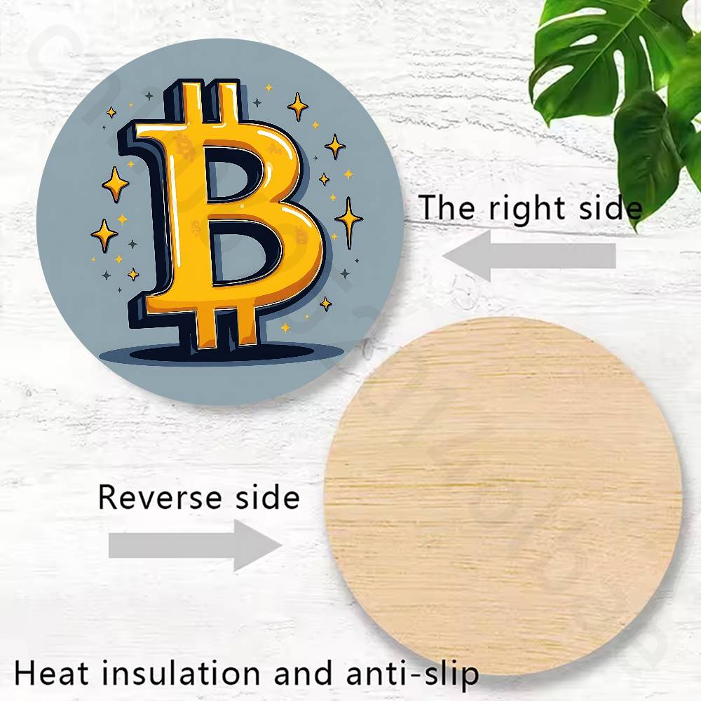 Bitcoin Cryptocurrency Btc Woo - огляд і ціна Bar Mat Rubber