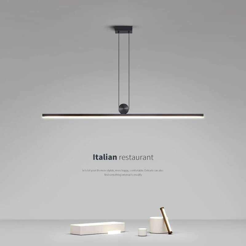 Black Led Long Pendant Lights  - огляд і ціна Home Bar Word