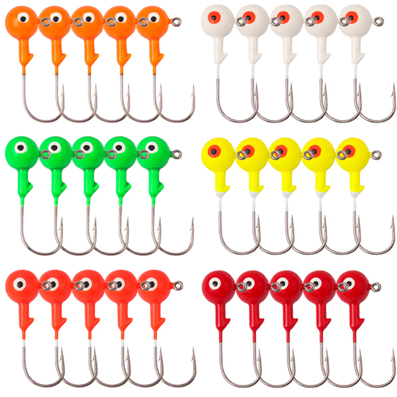 60Pcs/bag Lead Jig Heads Fishi - огляд і ціна Jigger Double Sided