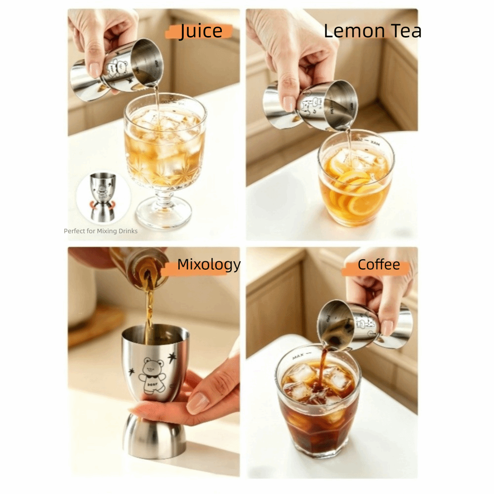 30/60ML Stainless Steel Jigger - огляд і ціна Jigger Double Sided