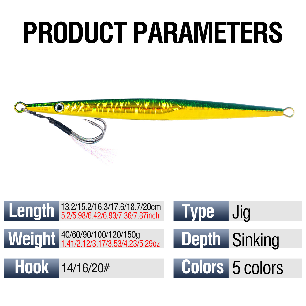 1Pc Fast Sinking Shore Jigging - огляд і ціна Jigger Double Sided
